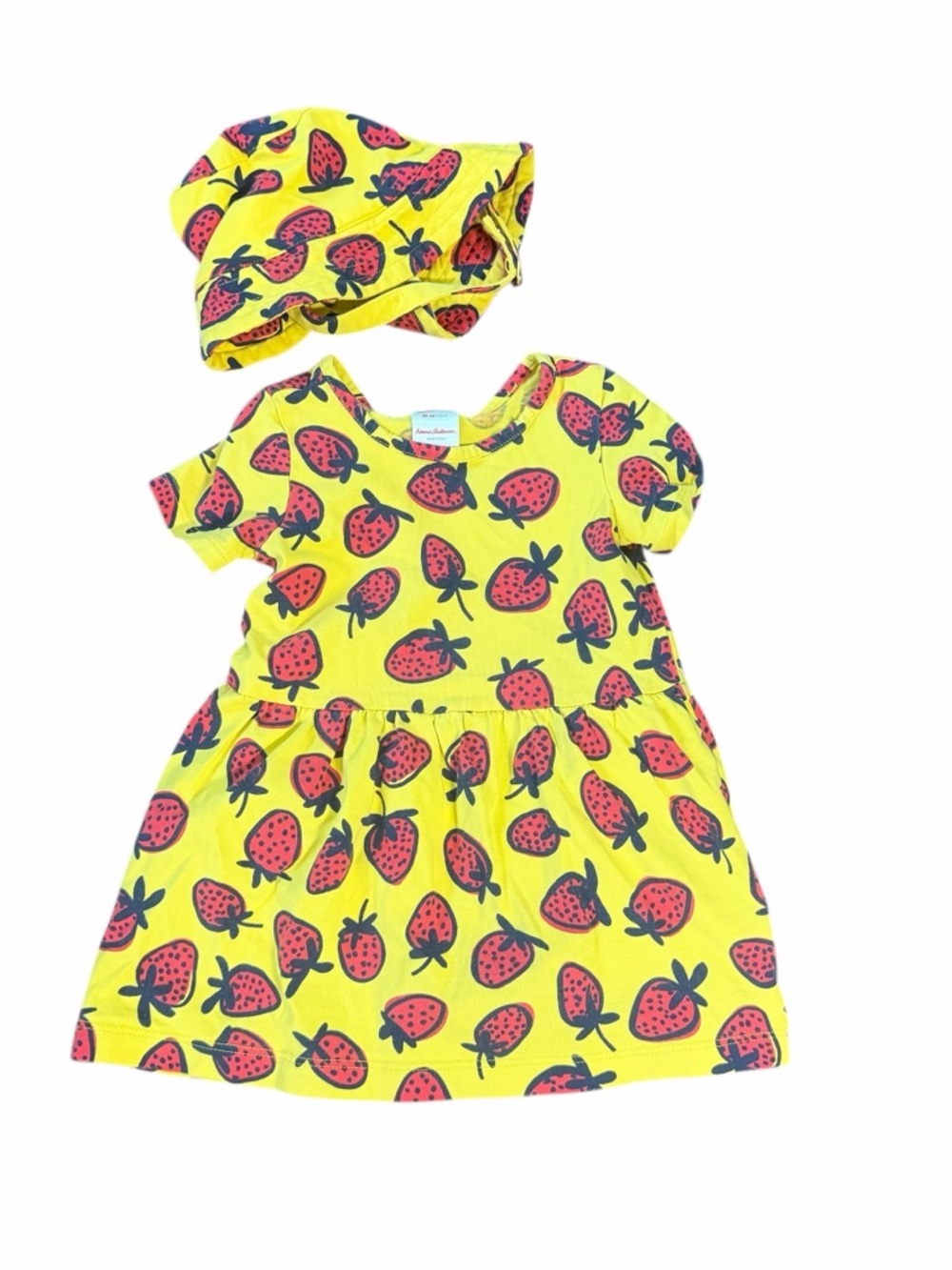 Hanna Andersson Dress & Hat Set